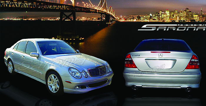 Custom Mercedes E Class Body Kit  Sedan (2003 - 2007) - $1150.00 (Manufacturer Sarona, Part #MB-023-KT)